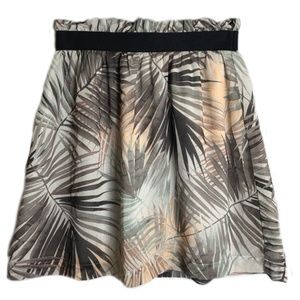 H&M Tropical Palm Leaf Skirt